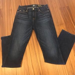 Seven7 Dark blue jeans for woman